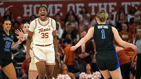 Freshman Madison Booker’s double-double leads No. 10 Texas women over West Virginia